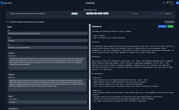 Governance – ADR details