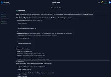 Overview – deployment
